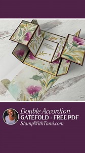 Learn how to make a Double Accordion Gatefold Card with stunning Blackberry Bliss & Gold Foil details! 💜✨ Perfect for Valentine’s Day, weddings, or any special occasion. Watch the magic unfold! 🌸💌 📥 Grab the FREE PDF & watch the full tutorial: https://stampwithtami.com/blog/2025/01/blog-hop-valentines-day-2/ #CardMaking #FunFoldCards #HandmadeCards #StampinUp #PaperCrafting | Stamp With Tami White - Stampin Up Independent Demonstrator - DIY Crafts