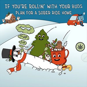 2K views · 65 reactions | “Weed” like to remind you that no matter what time of year it is, driving while high is still illegal. If you’ve been partaking, call a sober friend , ride share , or taxi  to get you home safely. If You Feel Different, You Drive Different. #ImpairedDriving | Virginia Department of Transportation | Facebook