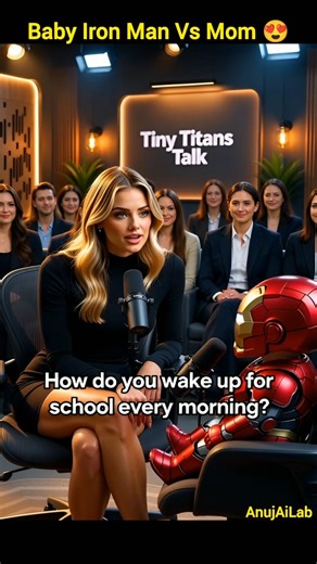 Baby iron man vs Mom ।। #ironman #shortsfeed #thor #shorts #anujailab #fantasy #adventure #baby #ai