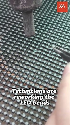 Precision in every pixel. ✨ #leddisplay #factory #ledwall #behindthescenes#replacement