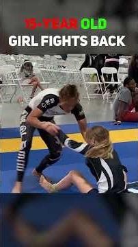 She Lost Her Mind on the Mat... But Lost to a 15-Year-Old Girl! #jiujitsu #knockout