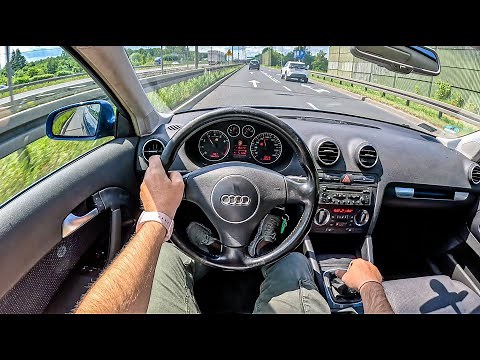 2003 Audi A3 8P [1.6 102HP] |0-100| POV Test Drive #1727 Joe Black