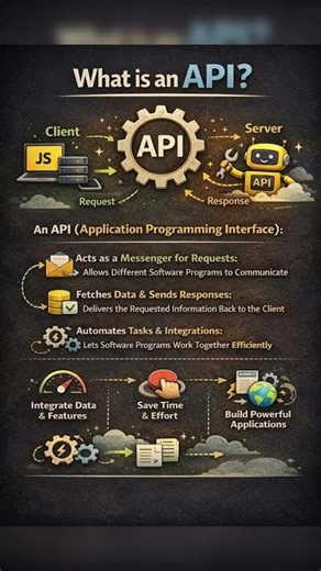 What is API ? #api #code #shorts #nodejs #javascript #application