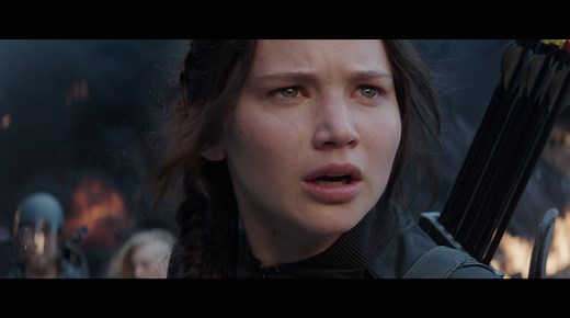 Jennifer Lawrence in MOCKINGJAY - PART 1 Final Trailer (Burn)