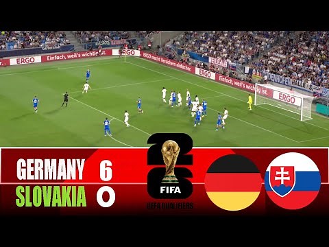 GERMANY vs SLOVAKIA 6-0 | 2025 FIFA World Cup Qualifiers | Match Highlights