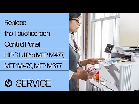 Replace the Touchscreen Control Panel | HP Color LaserJet Pro MFP M477, MFP M479, MFP M377 | HP