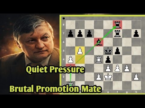 Karpov’s Quiet English Opening Turns Into a Relentless Endgame Domination and Forced Mate