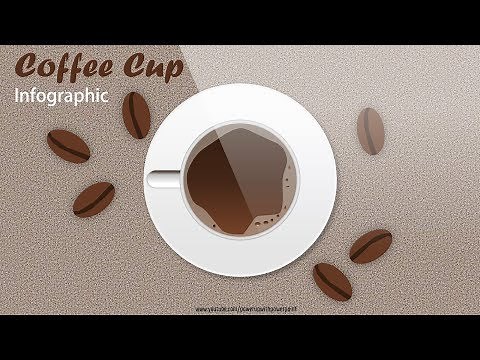 8.Create COFFEE CUP infographic|PowerPoint Presentation|Graphic Design|Free Template
