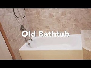 Easy bathtub conversion option to roll in shower in your adult family home!!
