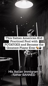 His father BANNED him from the pool table. So 6-year-old Willie Mosconi grabbed potatoes from the cellar and a broomstick—and changed history. Growing up in 1920s South Philadelphia, Willie’s immigrant father owned a pool hall but wanted his son to have a “respectable” career. So Willie practiced in secret with potatoes as pool balls. By age 7, he was performing trick shots for customers. At 13, he beat the world champion. Willie went on to win 15 World Championships and set a record that STILL 