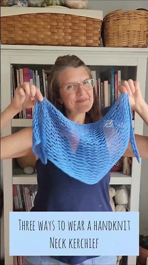 How to Wear a Handknit Kerchief (3 Easy Looks!)