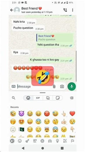 Hilarious WhatsApp Prank with Best Friend! #shorts #funny #chat #meme #abrchat