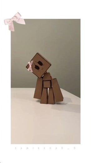 DIY Cardboard Ragdoll Tutorial 🌷🌙 #aesthetic #shorts