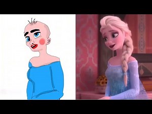 Frozen 2 Elsa olaf funny Drawing memes - Try not To laug