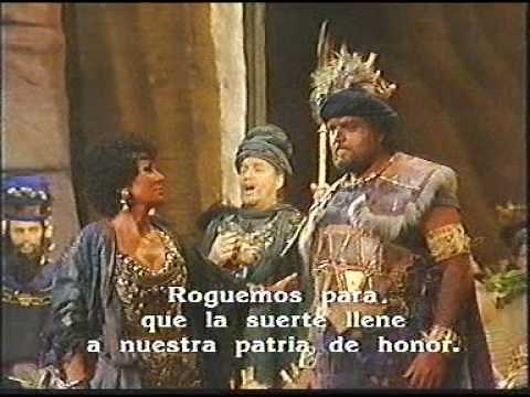 Luciano Pavarotti - AIDA - Salvator della patria - Gloria all' Egitto - FINALE SECONDO