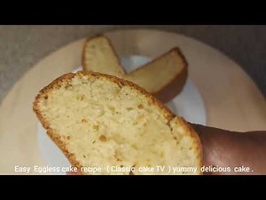 Easy Eggless cake recipe!