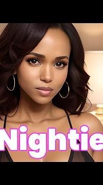 [ AI ART 4K Lookbook ] Nightie (See Trough) | Nightgown fashion show