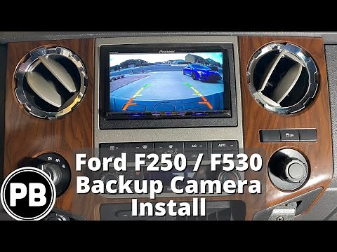 2008 - 2016 Ford F250 F350 Backup Camera Install