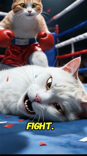 Cinematic Cat Boxing Match 🥊