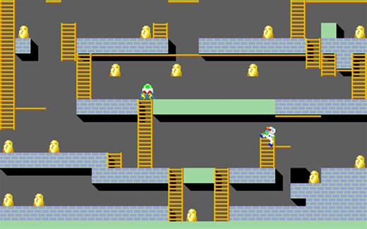 街机淘金者1代  第20~22关 实战一命通过 Irem发售 Lode Runner