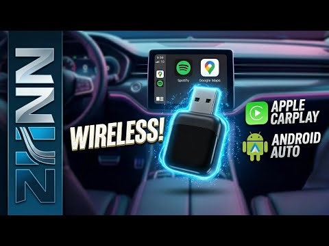 🔥 Addio Cavi in Auto! ZHNN Wireless CarPlay Android auto Mini Adapter Unboxing & Test Completo 🚗📱