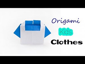 DIY: Origami Kids Clothes | Easy origami