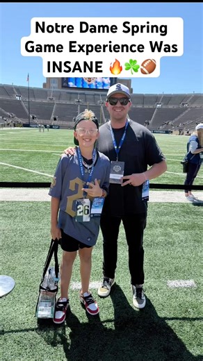 Notre Dame Spring Game Experience Was INSANE 🔥☘️🏈