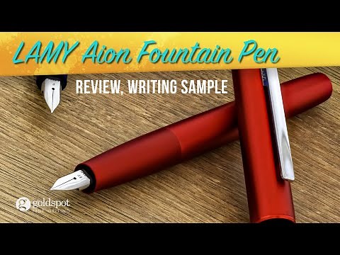 Lamy Aion Fountain Pen Review