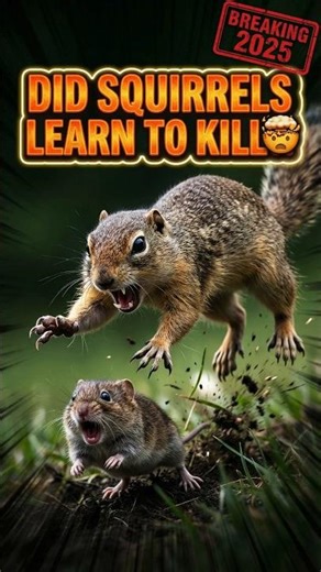 Did You Know SQUIRRELS ARE PREDATORS? #shorts #short #shortsfeed #youtubeshorts #shortvideo #funny