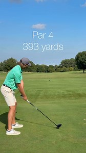 10th hole at Countryside Prairie via the @golfonanytee app from today. This is as nice as I can hit a drive but the hill is why it went so far. 🎥: @cubfn192 🤝 | The Swing Library