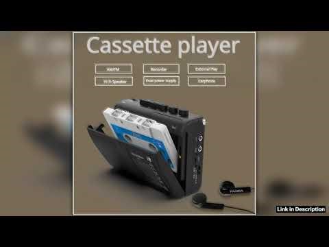 Portable Tape AMFM Radio Retro Cassette Music Player Walkman Tape Recorders With Loudspeaker