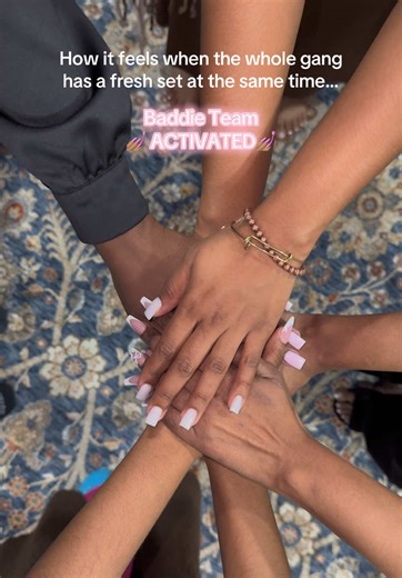 Idk it sounds like “where we going tonight?” to meeee 🤭@Mairy slayed all of our nails I fearrrr 💅🏽 #nycnailtech #housecall #sisterhood @Dianne Gibson @TheJadeDragon @Stacysevents