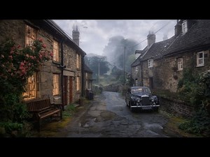 Village Lost in Thick Fog | Peaceful English Countryside Walk 4K