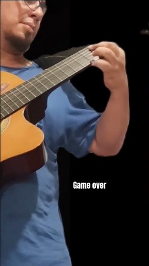 Mario Game over screen.