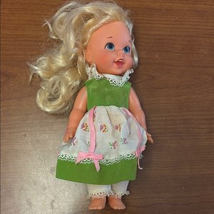 Vintage Mattel GOLDILOCKS & The 3 Bears Baby Doll Pull String Talks 1967