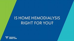 Take control of your health. Explore the freedom of home dialysis. Watch our video to learn more. | Fresenius Kidney Care