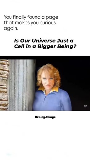 Brainy things on Instagram: "Is Our Universe Just a Cell in a Bigger Being? 🤯 Some scientists and philosophers have pondered — what if our entire universe is just a tiny cell inside a much larger organism? The cosmic web of galaxies looks strikingly similar to neural networks in the brain. Could reality itself be fractal — repeating patterns from the microscopic to the cosmic scale? Follow @brainy.things for more insightful content 🔴 🎥 Credit: respective owner | DM for credit or removal #Brai