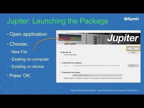 Integrator Series Basic Training : 4a. Jupiter GUI