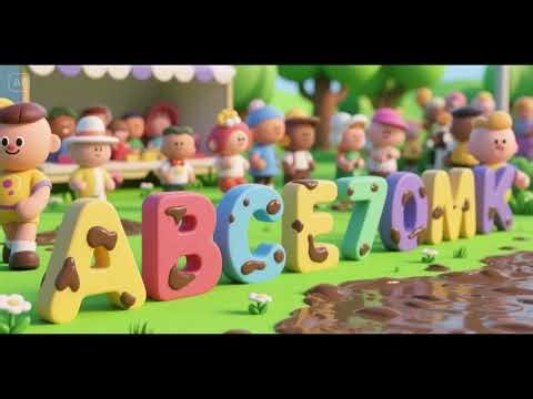 Mud Parade ABC and Numbers 💦🔤 | Kids Learning Song