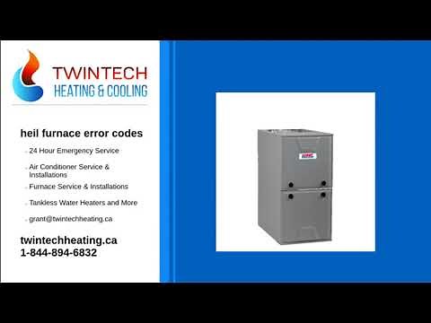 heil furnace error codes