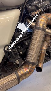 Trask big power turbo system on a Nowaskey big power M8 Bagger. | Nowaskey Extreme Performance