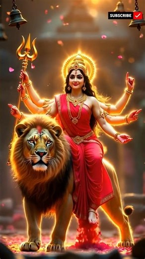 🔱 Sher Me Sawar Meri Sherawali Maa 🙏 Jai Mata Di 🔥 #shorts #bhakti #trending