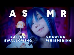 ASMR/ Chewing, Gulping, Whispering, eating