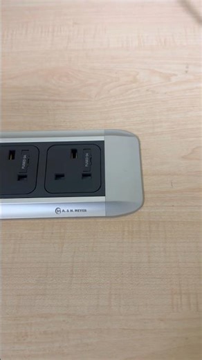 built-in table unit “NETBOX Line” power socket system from A. & H. Meyer #multifunction