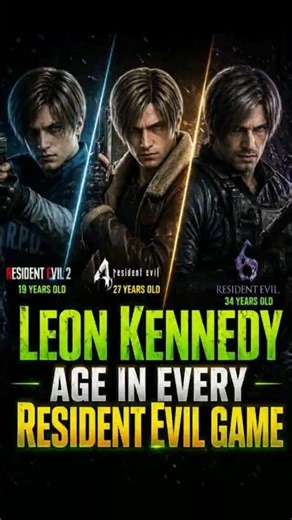 Leon Kennedy Age in Every Resident Evil Game