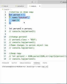 🔥 Shallow Copy vs Deep Copy in JavaScript — Clear in 60 Seconds! 🚀 #passo #bem #javascript