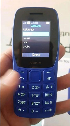 Nokia 105 2022 Blue Hands on #itinbox