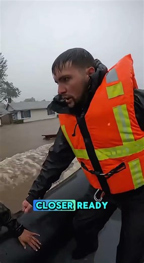 Red Panda Was Stuck On a door During a Flood...But These People on a Boat Came to Save It!