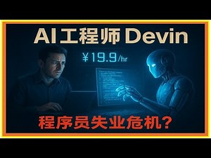 【危機感/衝撃】 "世界首个AI工程师Devin：程序员要失业了？一小时成本不到20元！" AI 自动软件开发 HD 1080p