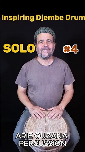 Powerful Djembe Drum Solo #4 – African Groove Energy | Arie Ouzana Percussion